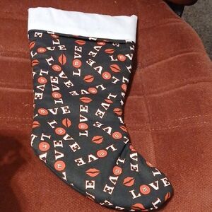 M&M'S Black and Red Holiday Stocking
